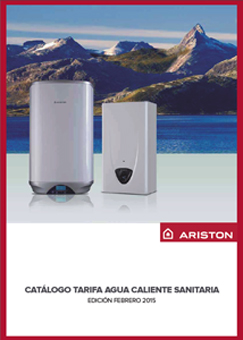 ARISTON Catálogo Tarifa Agua Caliente Sanitaria 2015